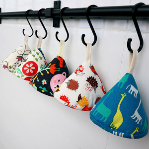 Tapa Triangular para Olla de Cocina Japonesa, con Aislamiento de Tela y Clip, para Cacerolas y Ollas Esmaltadas, Ecológica, Solo Lavar a Mano, Paquete de 2 - Product Image 2