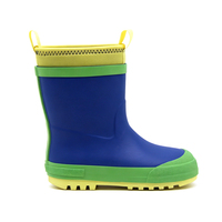 Bottes de pluie antidérapantes en néoprène pour enfants, personnalisables en usine, avec semelle en caoutchouc naturel, pour service OEM en gros