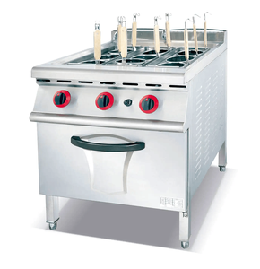 LYROE Restaurante comercial Convección eléctrica Acero inoxidable Multi-Quemador Pasta Spaghetti <span class=keywords><strong>Caldera</strong></span> Cocina con gabinete - Product Image 1
