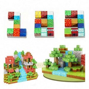 TOYSRUNNER MC25129 Juego de Construcción de Cubos Magnéticos, Regalo de Navidad, Bloques de Construcción de Plástico Sensoriales Educativos STEM - Product Image 3