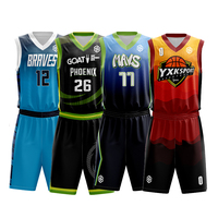 Maillot de basketball personnalisé ODM, drôle, uni, réversible, avec impression numérique, broderie de logo et nom, unisexe, respirant, grandes tailles, bleu