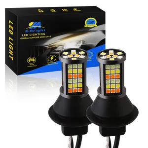 1156 Ba15s P21W/Bau15s PY21W/T20 3157 7440 3030 Led Lamp Geen Hyper Flash/Geen Fout Amber wit Ijsblauw Richtingaanwijzer Kit