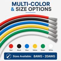 Kabel Silikon Super Lembut RC Battery 10AWG 12AWG 14AWG Arus Tinggi Fleksibel untuk Drone & Robotika