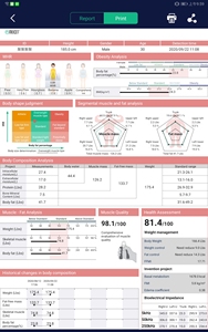Meicet BCA 100 analyseur de Composition corporelle technologie BIA analyseur biométrique de graisse corporelle pour les soins du corps - Product Image 4