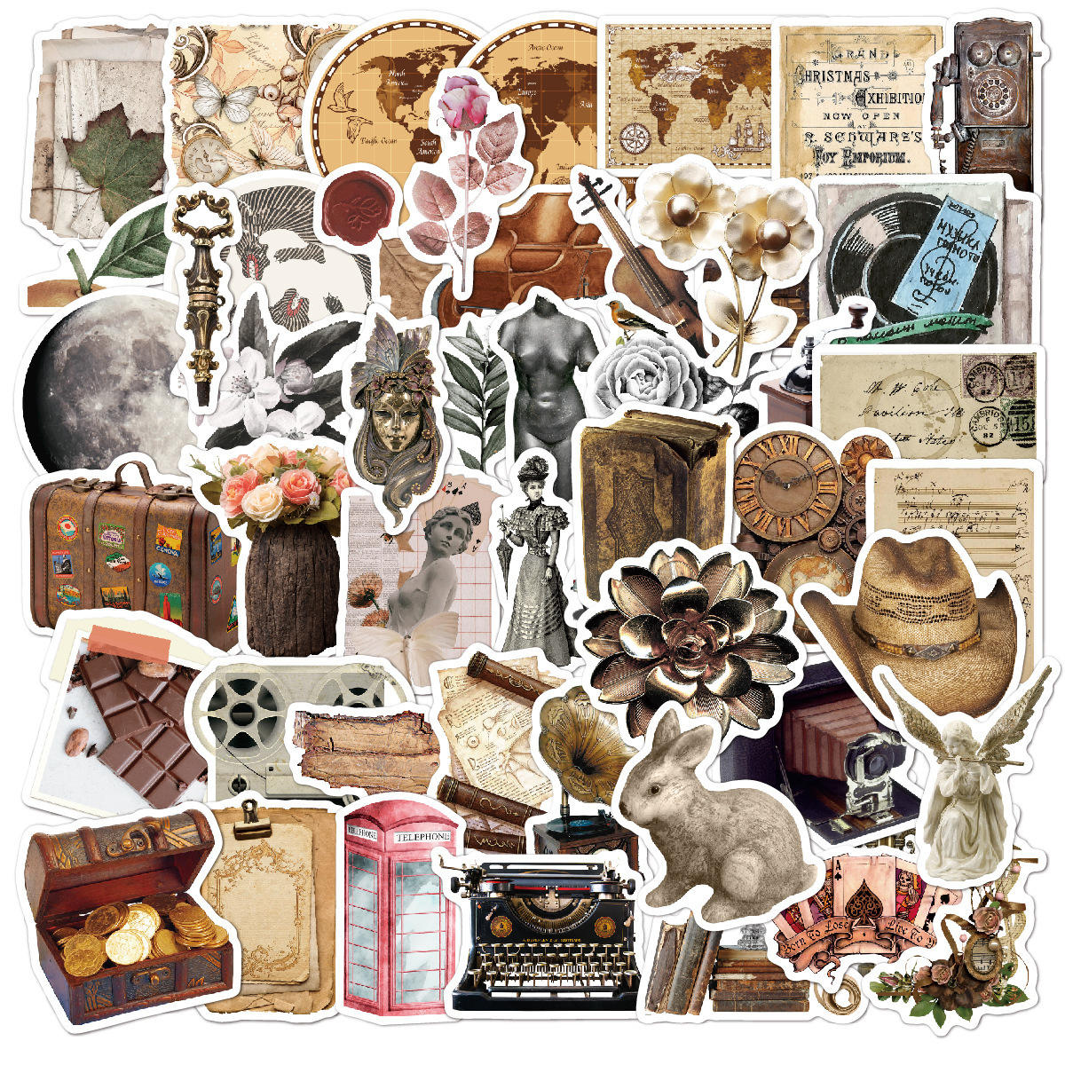 Autocollants rétro B