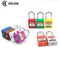 Cadenas de sécurité en acier avec clé couverte multicolore pour usage industriel Fabricant LOTO Vente en gros