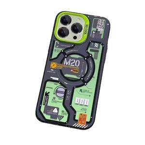 Funda para Teléfono Móvil con Diseño Mecánico, Estilo Europeo Americano, Compatible con <span class=keywords><strong>iPhone</strong></span> 17 <span class=keywords><strong>Pro</strong></span> <span class=keywords><strong>Max</strong></span>, 16, 15 y <span class=keywords><strong>14</strong></span> - Product Image 5