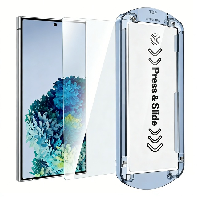 9H Tempered Glass Screen Protector with Easy Installation Kit Full Coverage for 16/15 Pro Max/14 Pro/13 Mobile Phone