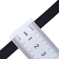 Vente en gros usine : Bande élastique plate 10 mm, haute élasticité, douce pour la peau, sangle élastique pour sous-vêtements, vêtements, lacets et couture