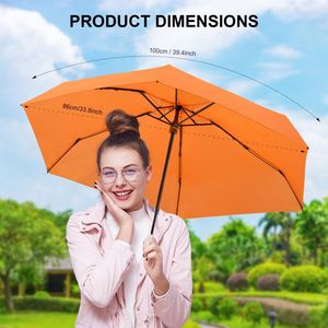 Parapluie de poche pliable ultra-léger 5 plis pour femme, protection UV, idéal pour les voyages, vente en gros - Product Image 4