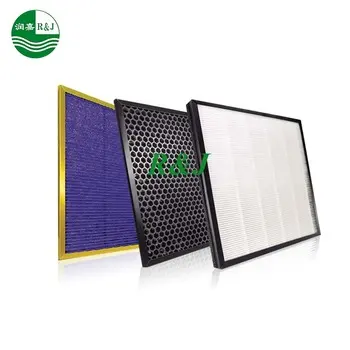 Airconditioning Purifier L Minipleat H13 Hepa Filter Met Actieve Carbon Tio2 Nano Photocatalyst