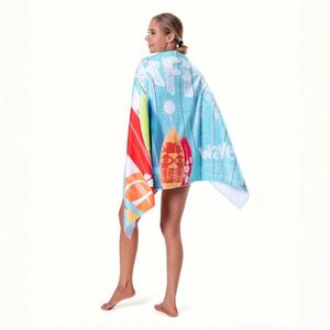 Toalla de Playa Extra Grande de Microfibra, Ligera, de Secado Rápido, Ecológica, Personalizable con Logotipo, para Adultos, Mujeres y Hombres - Product Image 3