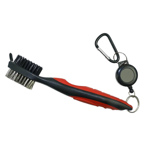 Brosse de golf multifonctionnelle à double face, brosse de nettoyage pour clubs de golf, mousqueton pratique, brosse de nettoyage pour clubs de golf - Product Image 1