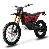 Motocicleta Eléctrica Todoterreno de 35000W con Motor con Engranajes, 96V, con Doble Freno de Disco Hidráulico