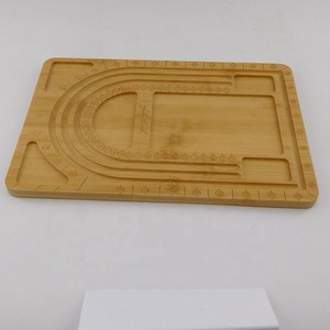 Bamboo <strong>Beading</strong> <strong>Board</strong> for Necklace and Bracelet Design Measuring Tray - Product Image 3