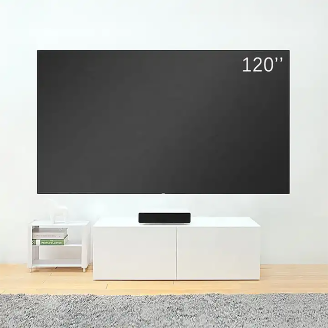 Alin-100inch 4k Anti-light Projector Screen U-ltra Short Throw Laser TV Projection Screen