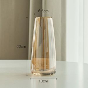 Vaso in Vetro Trasparente Nordic Aurora <span class=keywords><strong>Magic</strong></span> Color Advanced Sense a Sette Colori per Composizioni Floreali da Tavolo Semplice - Product Image 4