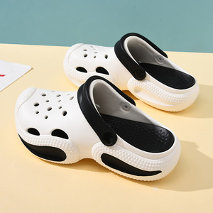 Men's Summer <b>Clogs</b> Thick Soled Non Slip EVA Closed Toe Beach Outdoor Sandals Size 36-45 White Black Gray Misty Blue - Product Image 3