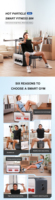 Banc de musculation pliable pour la maison avec rangement, banc de musculation multifonctionnel réglable avec rangement