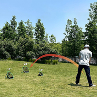 Ensemble de filets de golf durables avec 3 tailles pliables, aide à l'entraînement de golf portable pour la maison, le bureau et la pratique en plein air