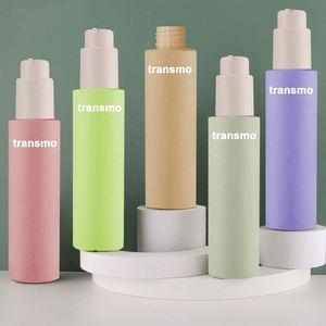 Ensemble de soins de la peau en flacon, crème pour le visage, lotion en flacon, fabrication sur mesure, étiquette privée, flacon pompe en plastique de 140 ml - Product Image 1