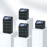 Station de location de batteries externes avec logiciel personnalisé, distributeur automatique avec empilage pour les entreprises OEM ODM