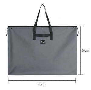 Sac fourre-tout imperméable, tapis de plage isolé en polyester, couverture de pique-nique pliable, tapis de camping gris 50x70cm - Product Image 4