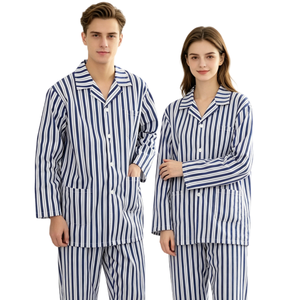 Batas de paciente de algodón puro, conjunto de batas de paciente fáciles de usar, pijamas de hospital para mujer, uniforme médico de enfermería para hospital - Product Image 1