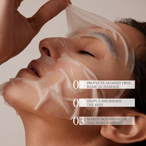 Mascarilla Facial Coreana KORMESIC con Certificación Bpom, Etiqueta Privada, 25ml, Perla Blanca, Antioxidante, Regaliz, Iluminadora, Cristal - Product Image 4
