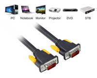 Kabel Transfer Data cepat Video Vga 3 Metros 9 Pin wanita ke 15 Pin kabel Vga Pria kabel 5m
