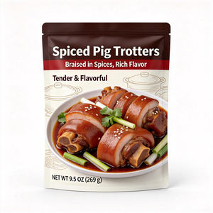 Sachet alimentaire personnalisé en aluminium de qualité alimentaire avec fermeture éclair, résistant à la chaleur, pour l'emballage du bœuf braisé au <span class=keywords><strong>vin</strong></span> <span class=keywords><strong>rouge</strong></span> - Product Image 3