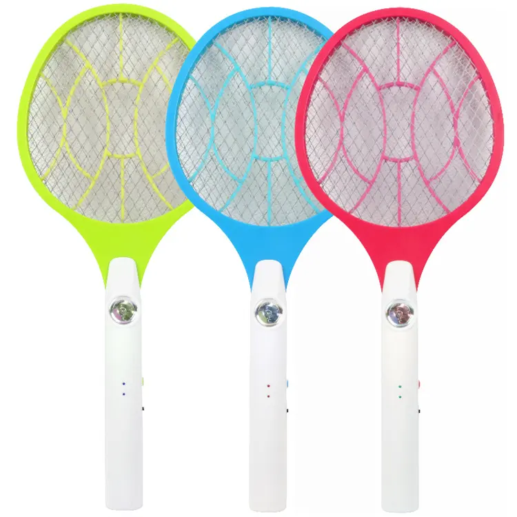 007 Mosquito Racket Fly Bat Mosquito Killer Lead Acid Battery Rechargeable Electric Mosquito Swatter