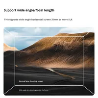 Téléprompteur pliable à grand écran KDBAO T16 pour appareil photo reflex numérique, téléphone portable, diffusion en direct universelle, vidéos promotionnelles, diffusion en direct