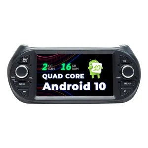 1 Din Android 10 Autoradio GPS Für FIAT Fiorino Qubo Citroen Nemo Peugeot Bipper Multimedia Stereo Navigation DVD-Player Wifi