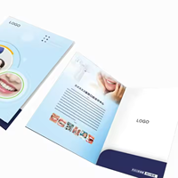 Carpeta de papel laminado a prueba de arañazos de tamaño personalizado | Carpeta de presentación de documentos en relieve y grabado con ranura para tarjeta de visita