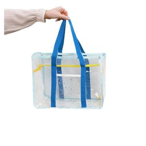 New Large Capacity Clear <b>Tote</b> <b>Bag</b> Custom Summer <b>Waterproof</b> Outdoor Travel PVC Beach <b>Tote</b> <b>Bag</b> Makeup <b>Bag</b> for Women - Product Image 6