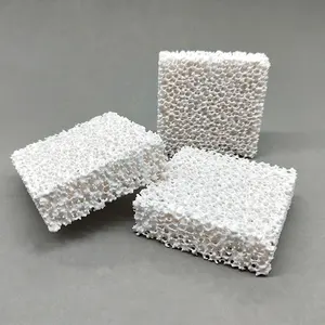 Factory Direct Ceramic Reticulated Foam Filter Sic Alumina ZrO2 Al2o3 Ceramic Foam Filter For Steel Casting