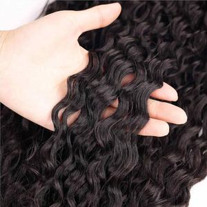 Extensiones de Cabello Humano Natural Remy sin Procesar, Cola de Caballo Brasileña con Clip, Ondulado al Agua, Ondulado Natural, Liso, Estilo Yaki - Product Image 3