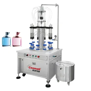 High Accuracy Automatic Rotary Perfume Filling and Capping Machine