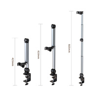 Support magnétique en alliage pour téléphone, idéal pour la vidéo et le streaming en direct, avec fixation rotative à 360 degrés pour utilisation au lit