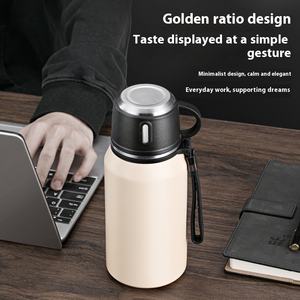 <span class=keywords><strong>Grande</strong></span> <span class=keywords><strong>Capacité</strong></span> Portable En Acier Inoxydable Bouteille D'eau Gobelet Isotherme Fiole À Vide <span class=keywords><strong>Thermos</strong></span> avec Nouveau Design Couvercle Sports Drinkware - Product Image 4