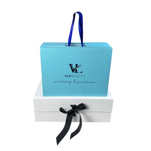 Custom Logo Magnetic Packaging Folding Gift Cardboard Luxury Box For Clothes