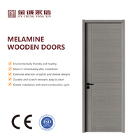 Portes intérieures en bois mélaminé de qualité supérieure, design moderne et écologique, fabricant OEM ODM