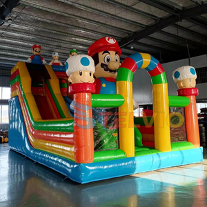 Toboggans gonflables pour enfants, terrains de jeux pour enfants, toboggan sec gonflable, parcours d'obstacles, pour enfants et adultes - Product Image 3