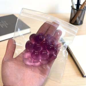 Giocattolo Antistress Trasparente a Forma di Grappolo d'Uva in TPR, Lucido e Cristallino, a Rapido Ritorno, per Ufficio, Scuola, Casa, Unisex, per Bambini e Adulti - Product Image 3
