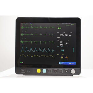 Moniteur ECG vétérinaire à six paramètres de 15 pouces, dispositif de surveillance médicale de base pour le transport cardiaque, service de transport, commerce extérieur - Product Image 2