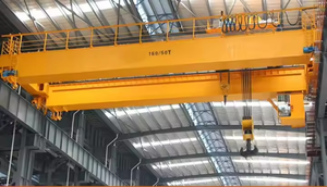 เครนเดินทางเหนือศีรษะไฟฟ้า5ตันถึง200Ton ระบบคานคู่พร้อมมอเตอร์ยกสูง25เมตรรับประกัน1ปี - Product Image 6