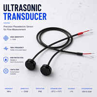 Transducteur de débit piézoélectrique liquide Taian Xinhaitia pour compteur d'eau et compteur de chaleur, capteur de débit d'eau ultrasonique 1MHZ