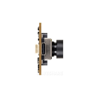 Module de caméra USB 8MP avec capteur d'image IMX415, interface USB 2.0, microphones doubles intégrés 93.5 °   Grand angle