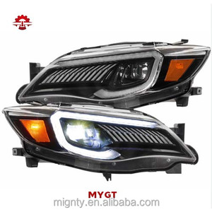 Mygt Sửa Đổi Chỉ Đạo LED Ống Kính Chiếu Đèn Pha Lắp Ráp Cho Xe LED Ngày Chạy Đèn Cho Subaru Impreza Wrx 08-14 - Product Image 3